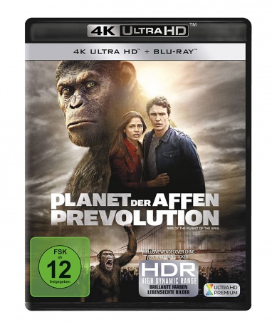 Rise of the Planet of the Apes (Geneza planety małp) [Blu-Ray 4K]+[Blu-Ray]