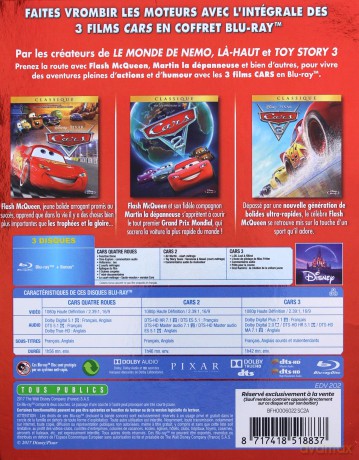 Cars 1-3 (Auta 1-3) (Disney) [BOX] [3xBlu-Ray]