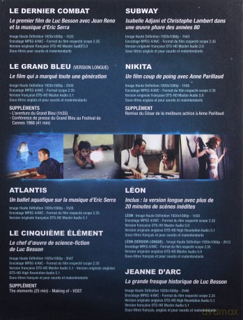 Luc Besson Collection [BOX] [8xBlu-Ray]+[DVD]