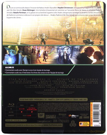 Star Wars: Episode II - Attack of the Clones (Gwiezdne wojny: Część II - Atak klonów) (steelbook) [Blu-Ray]
