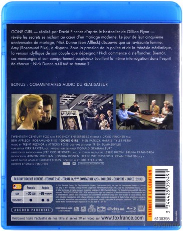 Gone Girl (Zaginiona dziewczyna) [Blu-Ray]