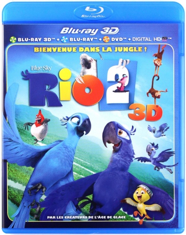 Rio 2 [Blu-Ray 3D]+[Blu-Ray]+[DVD]