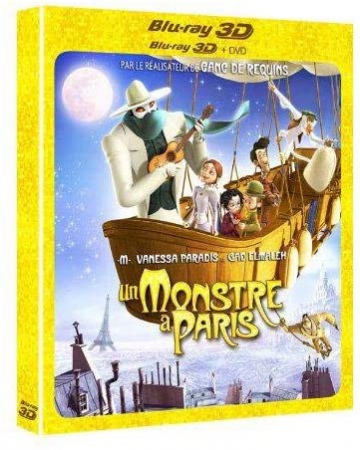 A Monster in Paris (Przygoda w Paryżu) [Blu-Ray 3D]+[DVD]