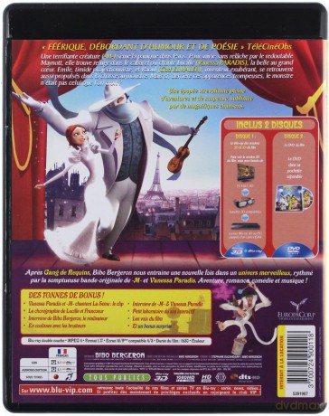 A Monster in Paris (Przygoda w Paryżu) [Blu-Ray 3D]+[DVD]