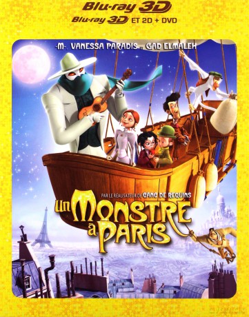 A Monster in Paris (Przygoda w Paryżu) [Blu-Ray 3D]+[DVD]