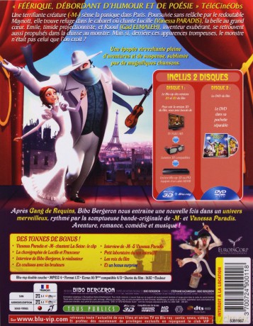 A Monster in Paris (Przygoda w Paryżu) [Blu-Ray 3D]+[DVD]