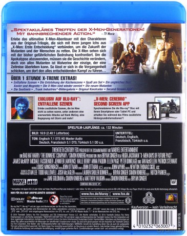 X-Men: Przeszłość, która nadejdzie [Blu-Ray]