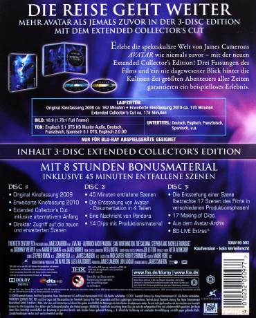 Avatar [3xBlu-Ray]