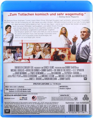 The War of the Roses (Wojna państwa Rose) [Blu-Ray]