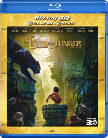 The Jungle Book (Księga dżungli) [Blu-Ray 3D]+[Blu-Ray]