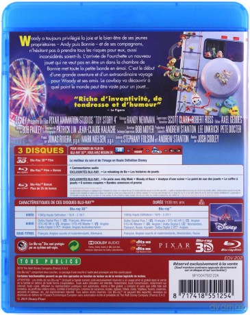 Toy Story 4 (Disney) [Blu-Ray 3D]+[2xBlu-Ray]