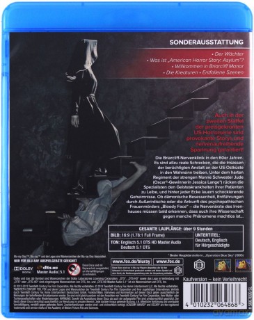 American Horror Story: Asylum Season 2 [3xBlu-Ray]