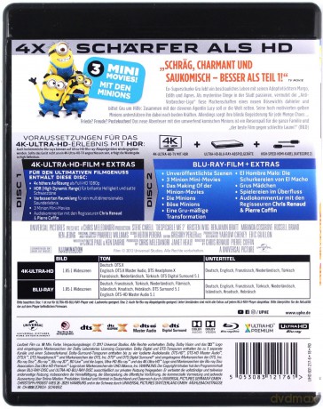 Despicable Me 2 (Minionki rozrabiają) [Blu-Ray 4K]+[Blu-Ray]