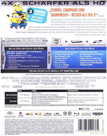 Despicable Me 2 (Minionki rozrabiają) [Blu-Ray 4K]+[Blu-Ray]