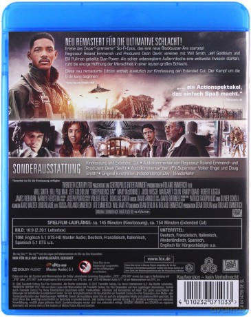 Independence Day (Dzień Niepodległości) [Blu-Ray]
