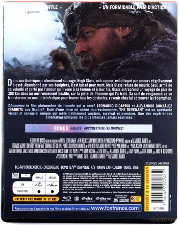 The Revenant (Zjawa) (steelbook) [Blu-Ray]