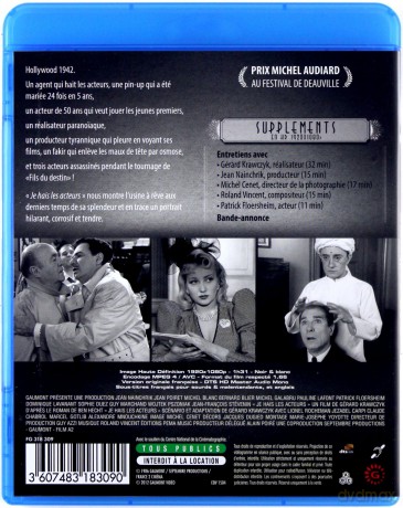 I Hate Actors (Nienawidzę aktorów) [Blu-Ray]