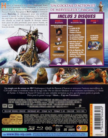Opowieści z Narnii: Podróż Wędrowca do Świtu [Blu-Ray 3D]+[Blu-Ray]+[DVD]