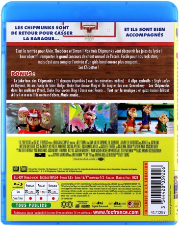 Alvin and the Chipmunks: The Squeakquel (Alvin i wiewiórki 2) [Blu-Ray]