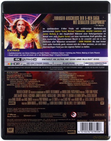 X-Men: Mroczna Phoenix [Blu-Ray 4K]+[Blu-Ray]