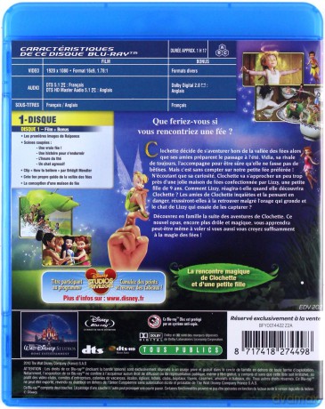 Tinker Bell and the Great Fairy Rescue (Dzwoneczek i uczynne Wróżki) [Blu-Ray]