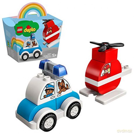 LEGO Helikopter strażacki i radiowóz (10957) [KLOCKI]