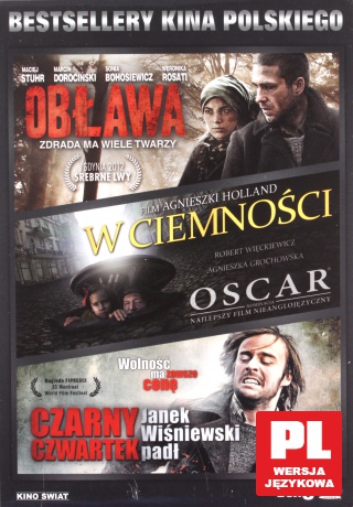 Bestsellery Kina Polskiego (Obława / W ciemności / Czarny Czwartek. Janek Wiśniewski padł) [3DVD]