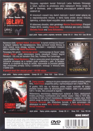 Bestsellery Kina Polskiego (Obława / W ciemności / Czarny Czwartek. Janek Wiśniewski padł) [3DVD]