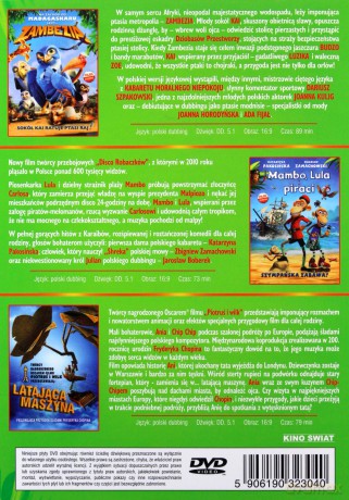 Kraina Bajek (Zambezia / Mambo Lula i Piraci / Latająca Maszyna) [3DVD]
