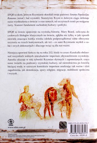 SPQR Historia starożytnego Rzymu - Mary Beard [KSIĄŻKA]