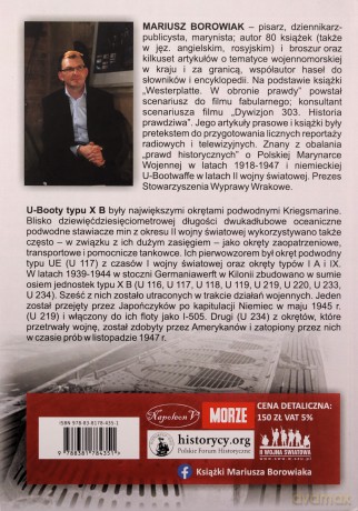 U-Booty typu XB. Oceaniczne podwodne stawiacze min - Borowiak	Mariusz [KSIĄŻKA]