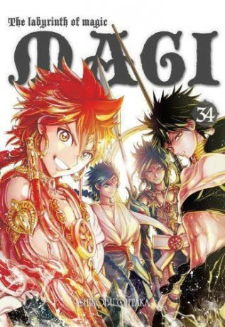 Magi: Labyrinth of Magic (Tom 34) - Shinobu Ohtaka [KOMIKS]