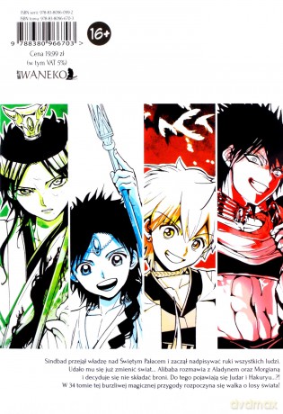 Magi: Labyrinth of Magic (Tom 34) - Shinobu Ohtaka [KOMIKS]
