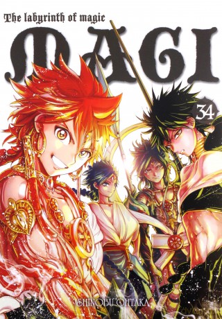 Magi: Labyrinth of Magic (Tom 34) - Shinobu Ohtaka [KOMIKS]