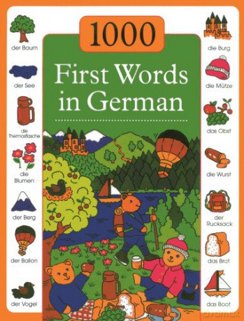 1000 First Words in German - Andrea Kenkmann [KSIĄŻKA]