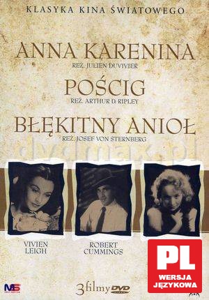 Klasyka Kina Światowego: Anna Karenina / Pościg / Błękitny Anioł [BOX] [3DVD]