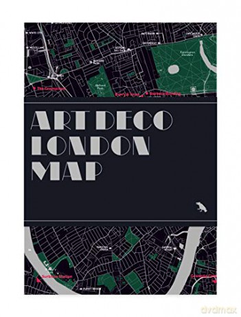 Art Deco London Map - Henrietta Billings [KSIĄŻKA]