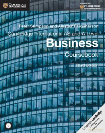 Cambridge International AS and A Level Business Coursebook with CD-ROM (Cambridge International Examinations) - Peter Stimpson [KSIĄŻKA]