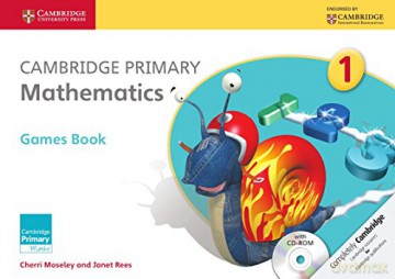 Cambridge Primary Mathematics Stage 1 Games Book with CD-ROM (Cambridge Primary Maths) - Cherri Moseley [KSIĄŻKA]
