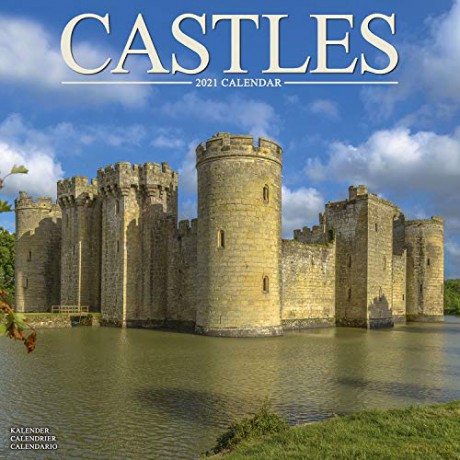 Castles 2021 Calendar | Square Wall Calendar | 16 Month [KALENDARZ]