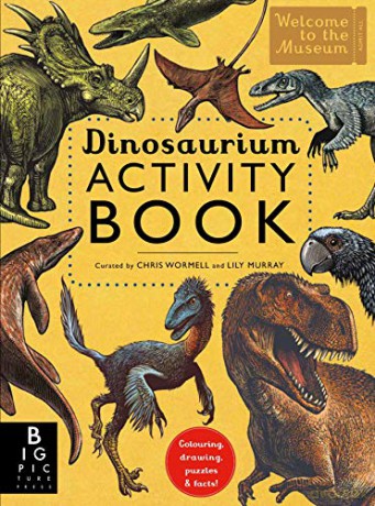 Dinosaurium Activity Book (Activity Books) - Chris Wormell [KSIĄŻKA]