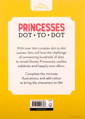 Disney Dot-to-Dot Princesses - Walt Disney Company Ltd. [KSIĄŻKA]