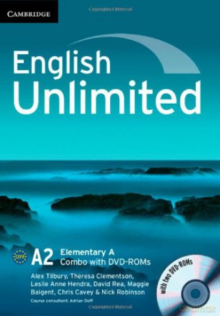 English Unlimited Elementary A Combo with DVD-ROMs (2) - Alex Tilbury [KSIĄŻKA]