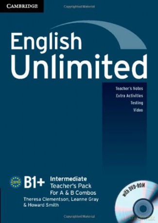 English Unlimited Intermediate A and B Teacher's Pack (Teacher's Book with DVD-ROM) - Theresa Clementson [KSIĄŻKA]
