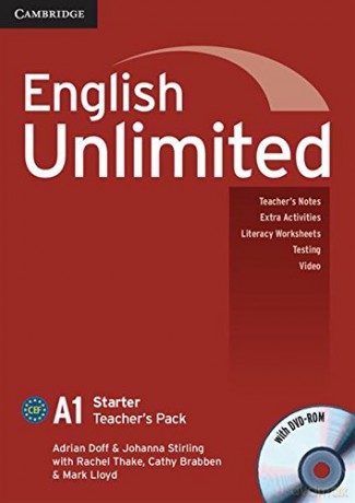English Unlimited Starter Teacher's Pack (Teacher's Book with DVD-ROM) - Adrian Doff [KSIĄŻKA]