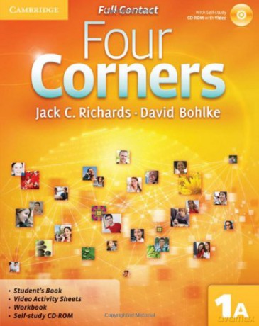 Four Corners Full Contact A Level 1 with Self-study CD-ROM - David Bohlke [KSIĄŻKA]