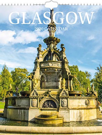Glasgow 2020 Wall Calendar - Postal Envelope Included [KALENDARZ]