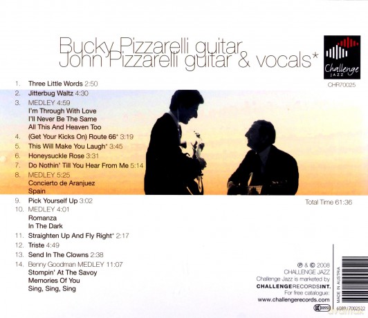 Bucky Pizzarelli, John Pizzarelli: Live At The Vineyard [CD]