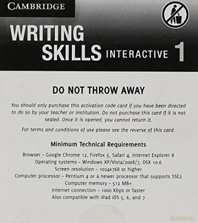 Grammar and Beyond Level 1 Writing Skills Interactive (Standalone for Students) via Activation Code Card - Neta Cahill [KSIĄŻKA]