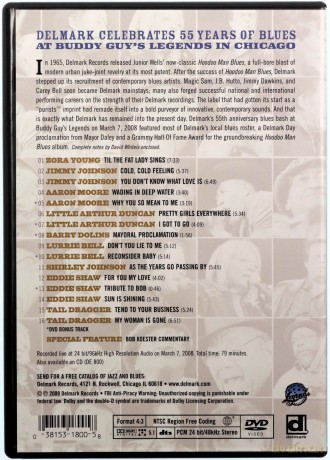Różni Wykonawcy: It Ain't Over! Delmark Celebrates 55 Years of Blues at Buddy Guy's Legends in Chicago [DVD]